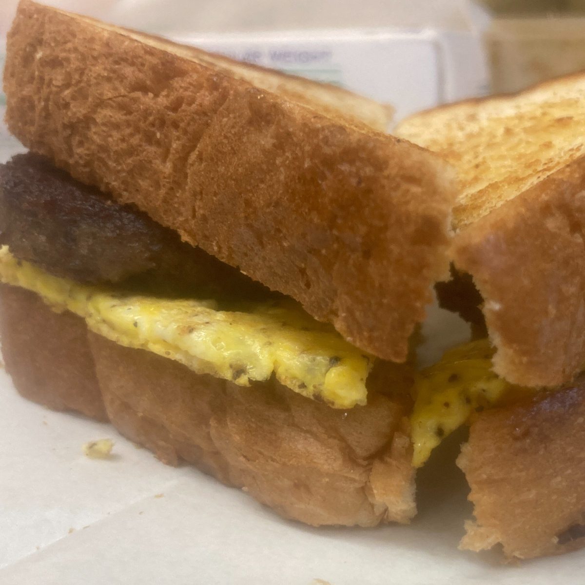 Sausage & Egg on Toast