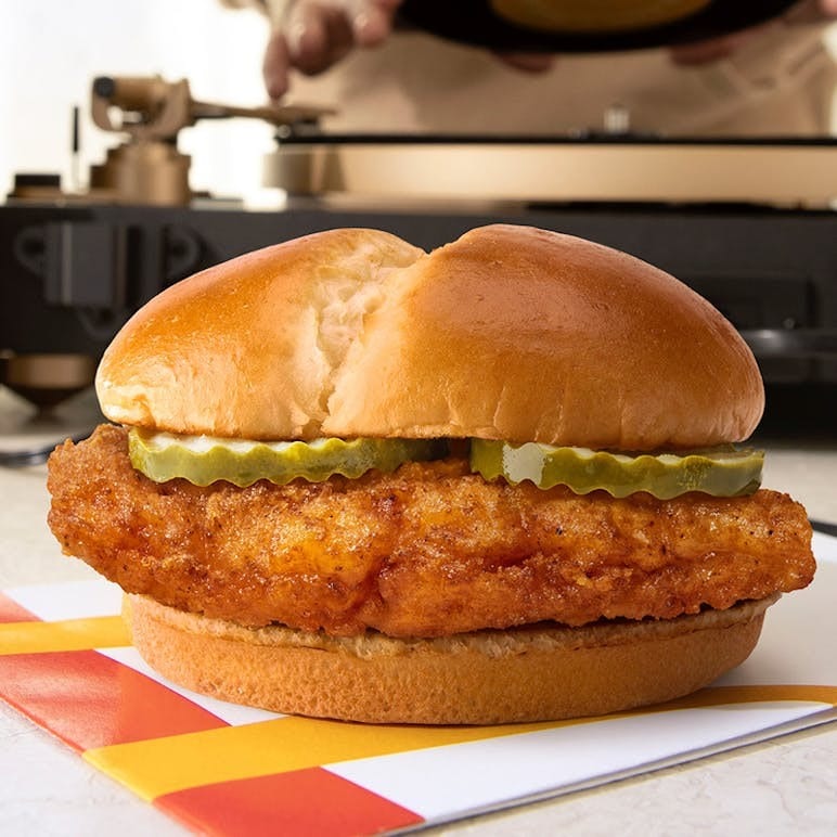 Fried Chicken Breast Sandwich Combo.