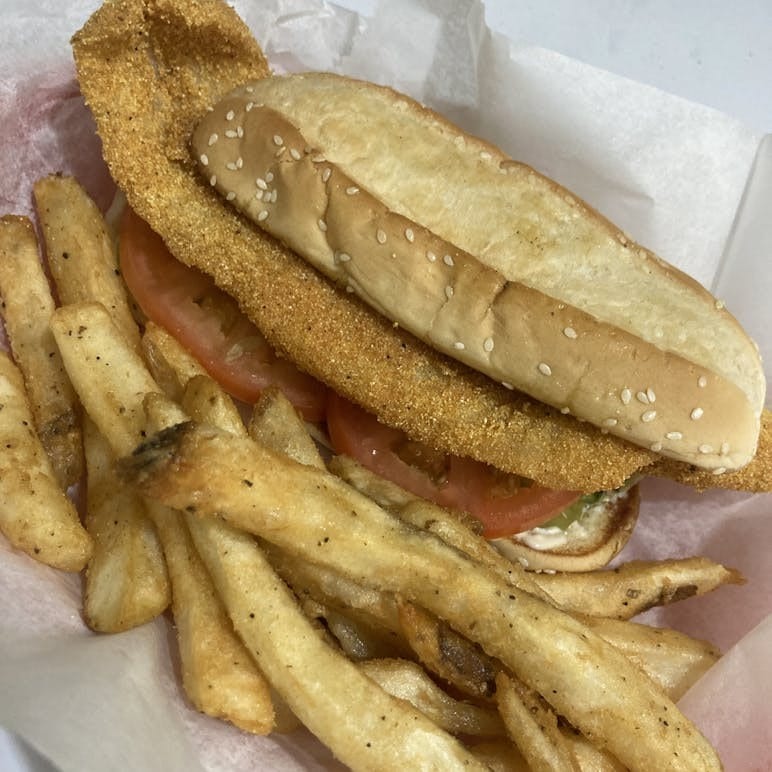 Fish Po Boy Combo.