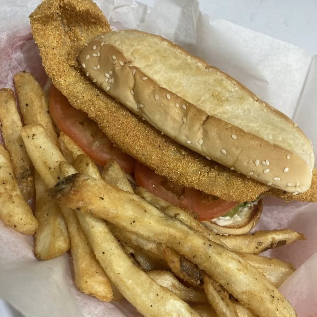 Fish Po Boy Combo.