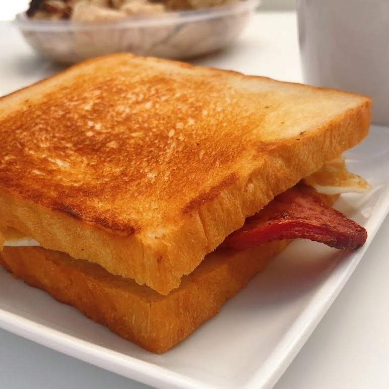 Bacon & Egg on Toast.