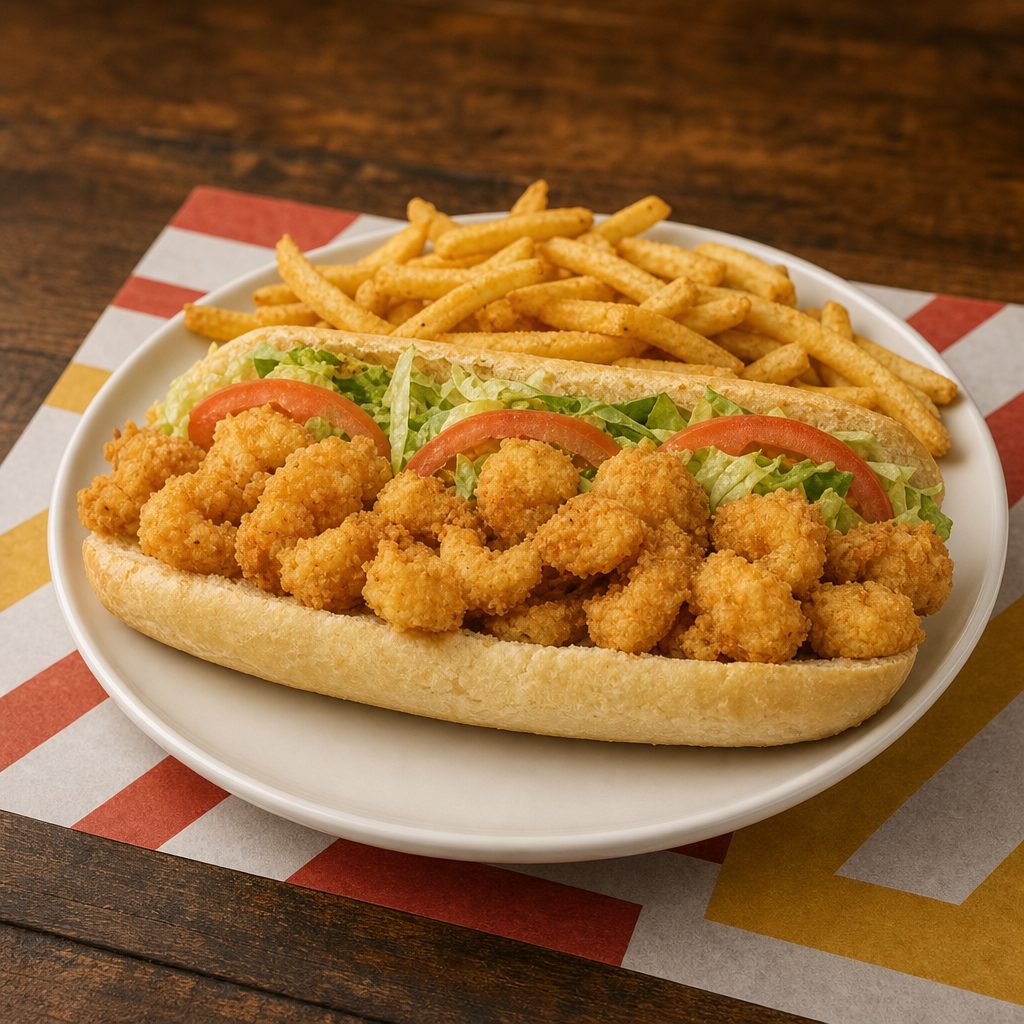 Shrimp Po Boy Combo.