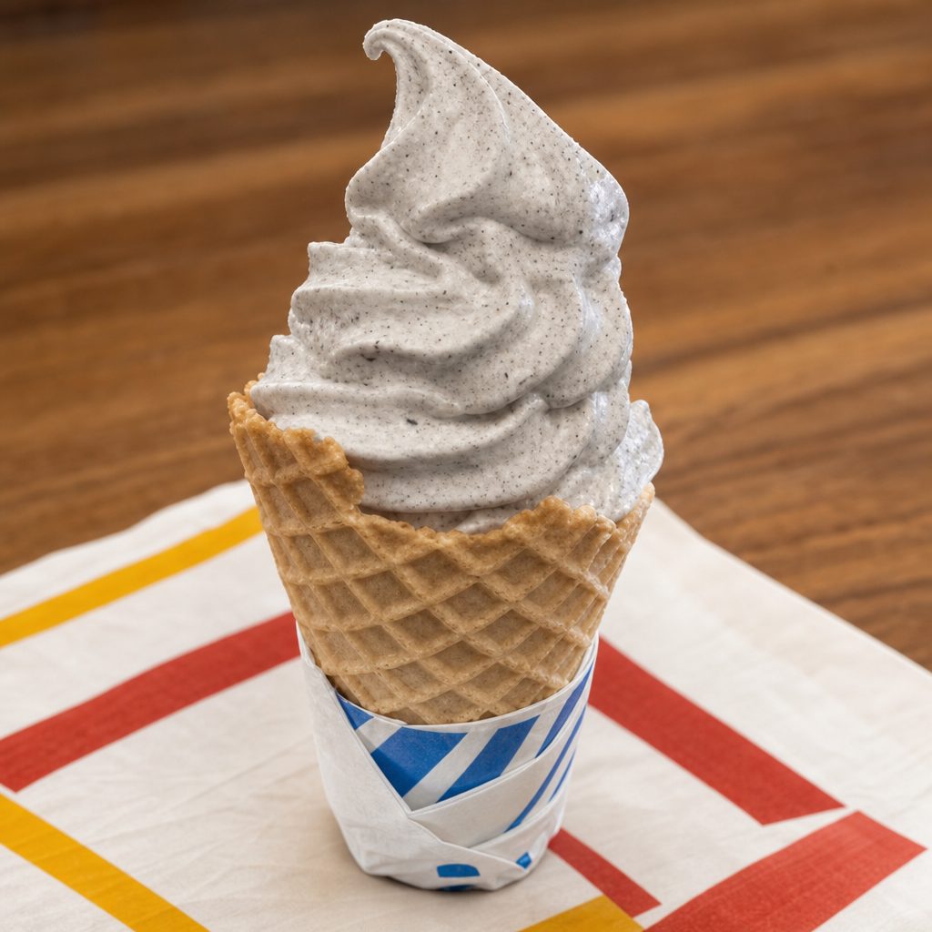 Oreo Waffle Cone.