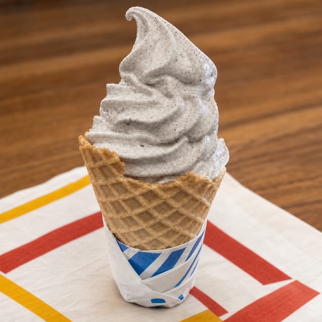 Oreo Waffle Cone.