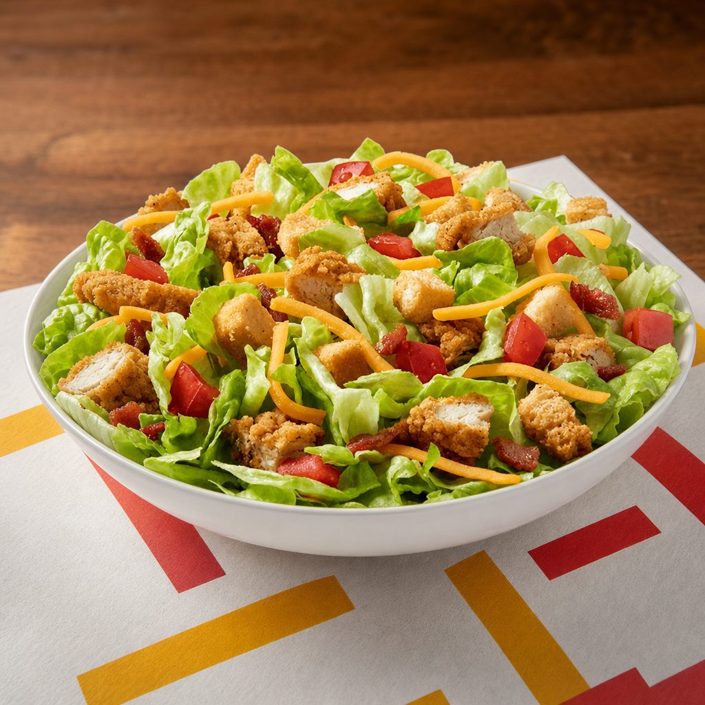 Chicken Strip Salad.
