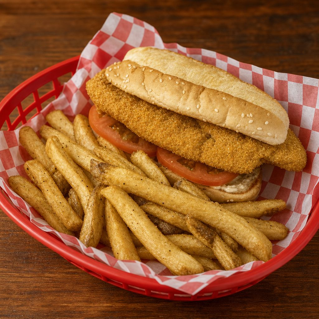 Fish Po Boy Combo.