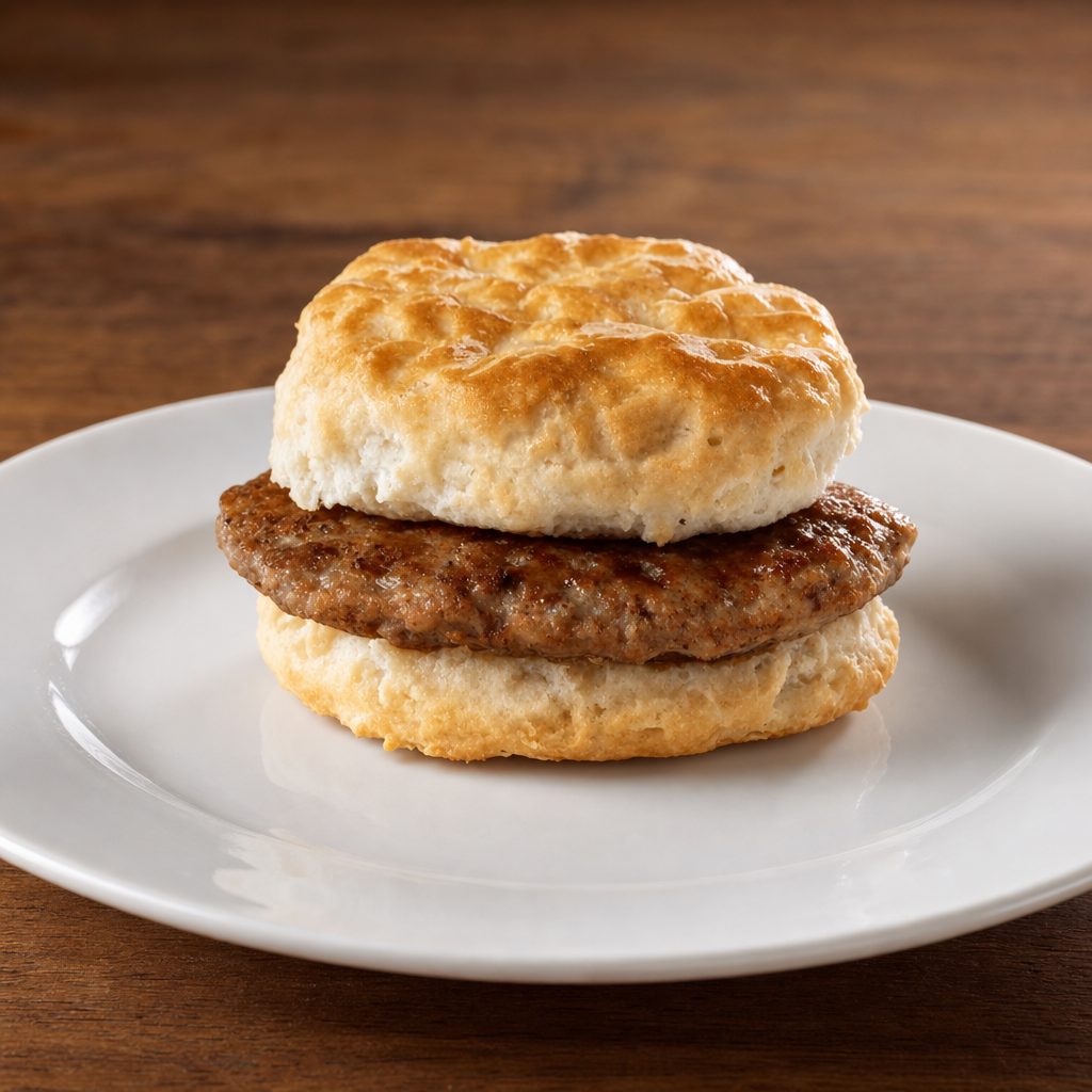Sausage Biscuit.
