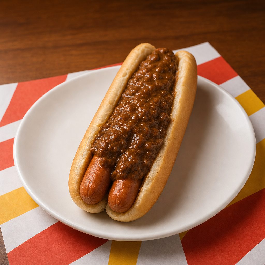 Footlong Chili Dog.
